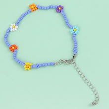 Load image into Gallery viewer, Bohemian Colorful Seed Beads Daisy Flower Anklets for Women Summer