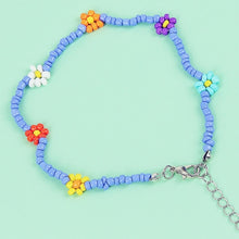 Load image into Gallery viewer, Bohemian Colorful Seed Beads Daisy Flower Anklets for Women Summer