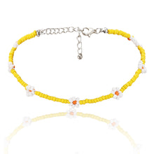 Load image into Gallery viewer, Bohemian Colorful Seed Beads Daisy Flower Anklets for Women Summer