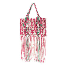 Load image into Gallery viewer, Bohemian Tassel Large Capacity Tote Design Hollow Rope Woven