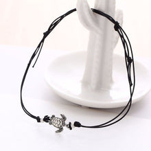 Load image into Gallery viewer, Boho Adjustable Anklet Antique Sea Turtle Animal Charm Beads Chain