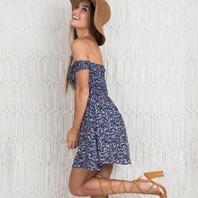 Load image into Gallery viewer, Boho Casual Dress Short Sleeve Floral - Sophornlilly