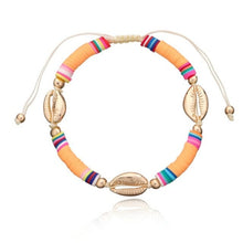 Load image into Gallery viewer, Boho Fashion Adjustable Soft Pottery Shelly Charm Anklet For Women