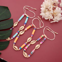 Load image into Gallery viewer, Boho Fashion Adjustable Soft Pottery Shelly Charm Anklet For Women