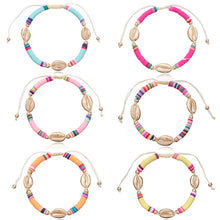 Load image into Gallery viewer, Boho Fashion Adjustable Soft Pottery Shelly Charm Anklet For Women