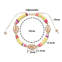 Load image into Gallery viewer, Boho Fashion Adjustable Soft Pottery Shelly Charm Anklet For Women