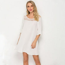Load image into Gallery viewer, Boho Floral Print Ruffles Women Dress Summer Sexy O Neck Short