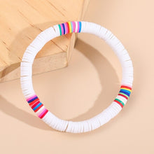 Load image into Gallery viewer, Boho Multicolor Handmade Polymer Clay Disc Beads Stretch