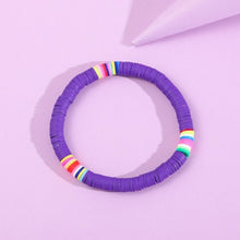 Load image into Gallery viewer, Boho Multicolor Handmade Polymer Clay Disc Beads Stretch