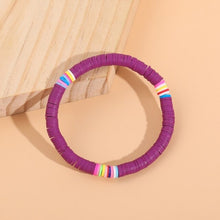 Load image into Gallery viewer, Boho Multicolor Handmade Polymer Clay Disc Beads Stretch
