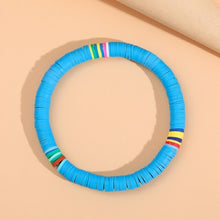 Load image into Gallery viewer, Boho Multicolor Handmade Polymer Clay Disc Beads Stretch