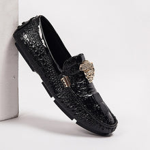 Load image into Gallery viewer, Casual Shoes High Quality Men's Leather Shoes Snake Pea Shoes