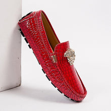 Load image into Gallery viewer, Casual Shoes High Quality Men's Leather Shoes Snake Pea Shoes