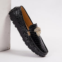 Load image into Gallery viewer, Casual Shoes High Quality Men's Leather Shoes Snake Pea Shoes