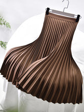 Load image into Gallery viewer, Elegant Chic Solid Pleated Skirt