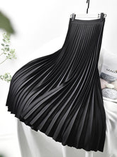 Load image into Gallery viewer, Elegant Chic Solid Pleated Skirt