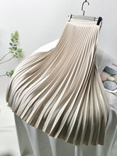 Load image into Gallery viewer, Elegant Chic Solid Pleated Skirt