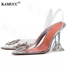 Load image into Gallery viewer, Luxury Crystal Sling back High Heel