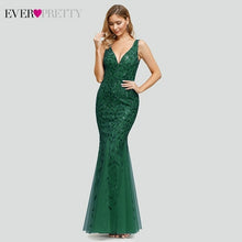 Load image into Gallery viewer, Burgundy Evening Dresses For Women Party Ever Pretty EP07886 Elegant V