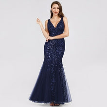 Load image into Gallery viewer, Burgundy Evening Dresses For Women Party Ever Pretty EP07886 Elegant V