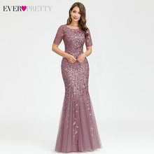 Load image into Gallery viewer, Burgundy Evening Dresses For Women Party Ever Pretty EP07886 Elegant V