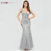 Load image into Gallery viewer, Burgundy Evening Dresses For Women Party Ever Pretty EP07886 Elegant V