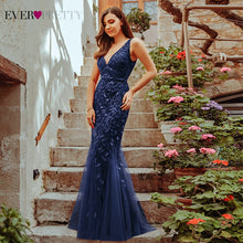 Load image into Gallery viewer, Burgundy Evening Dresses For Women Party Ever Pretty EP07886 Elegant V