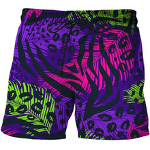 Load image into Gallery viewer, Bustling Leaves 3D Print Men's Beach Shorts Tops SwimShorts Briefs