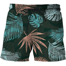 Load image into Gallery viewer, Bustling Leaves 3D Print Men's Beach Shorts Tops SwimShorts Briefs