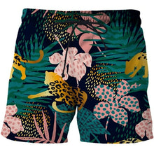 Load image into Gallery viewer, Bustling Leaves 3D Print Men's Beach Shorts Tops SwimShorts Briefs