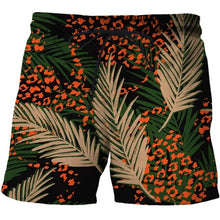 Load image into Gallery viewer, Bustling Leaves 3D Print Men's Beach Shorts Tops SwimShorts Briefs