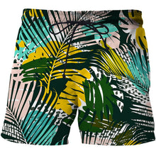 Load image into Gallery viewer, Bustling Leaves 3D Print Men's Beach Shorts Tops SwimShorts Briefs
