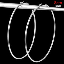 Load image into Gallery viewer, Butterfly Big Hoop Crystal Circle Earrings