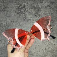 Butterfly Diamond Luxury Sunglasses Trendy Fashion