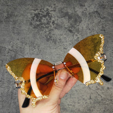 Load image into Gallery viewer, Butterfly Diamond Luxury Sunglasses Trendy Fashion