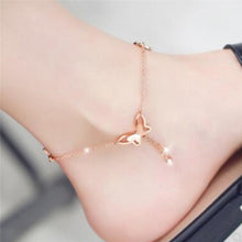 Load image into Gallery viewer, Butterfly Pendant Anklets Foot Chain Summer Yoga Beach Leg Bracelet