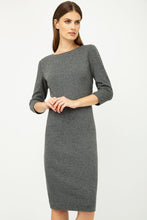 Load image into Gallery viewer, Grey Fitted Knit Dress