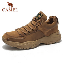 Load image into Gallery viewer, CAMEL Official Original Genuine Leather Men Shoes Outdoor Casual Shoes