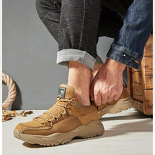 Load image into Gallery viewer, CAMEL Official Original Genuine Leather Men Shoes Outdoor Casual Shoes
