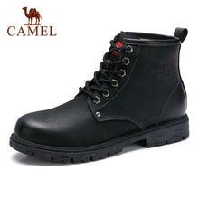 Load image into Gallery viewer, CAMEL Official Original Men's High top Leather Shoes British Style