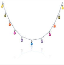 Load image into Gallery viewer, Stars Moon Real 925 Sterling Silver Necklace