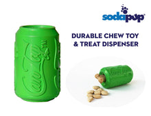 Load image into Gallery viewer, SP Can Toy Durable Rubber Chew Toy &amp; Treat Dispenser - Lemon Lime