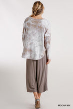 Load image into Gallery viewer, Long Sleeves Tie Dye Front Button Women's Top