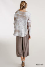 Load image into Gallery viewer, Long Sleeves Tie Dye Front Button Women's Top