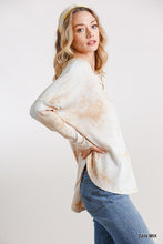 Load image into Gallery viewer, Long Sleeves Tie Dye Front Button Women's Top