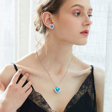 Load image into Gallery viewer, CDE Fashion Jewelry Sets for Women Angel Wings Heart Wedding Set with