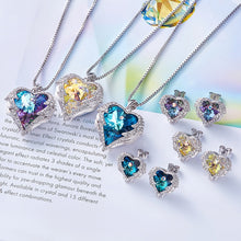 Load image into Gallery viewer, CDE Fashion Jewelry Sets for Women Angel Wings Heart Wedding Set with
