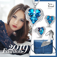 Load image into Gallery viewer, CDE Fashion Jewelry Sets for Women Angel Wings Heart Wedding Set with