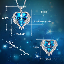 Load image into Gallery viewer, CDE Fashion Jewelry Sets for Women Angel Wings Heart Wedding Set with