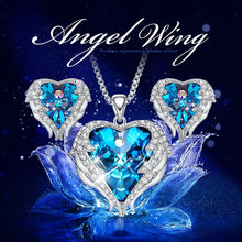 Load image into Gallery viewer, CDE Fashion Jewelry Sets for Women Angel Wings Heart Wedding Set with